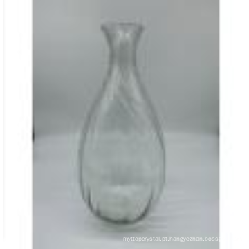 Vaso de cristal moderno para decoração de casa